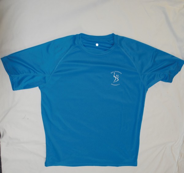 Blau Männer A-Shirt Gr.L